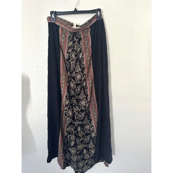 Cleobella Bohemian Western Side Slit Maxi Midi Skirt Size Medium - Picture 5 of 9